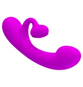 PRETTY LOVE - Sincere Wand Vibrator (Chargeable - Purple)